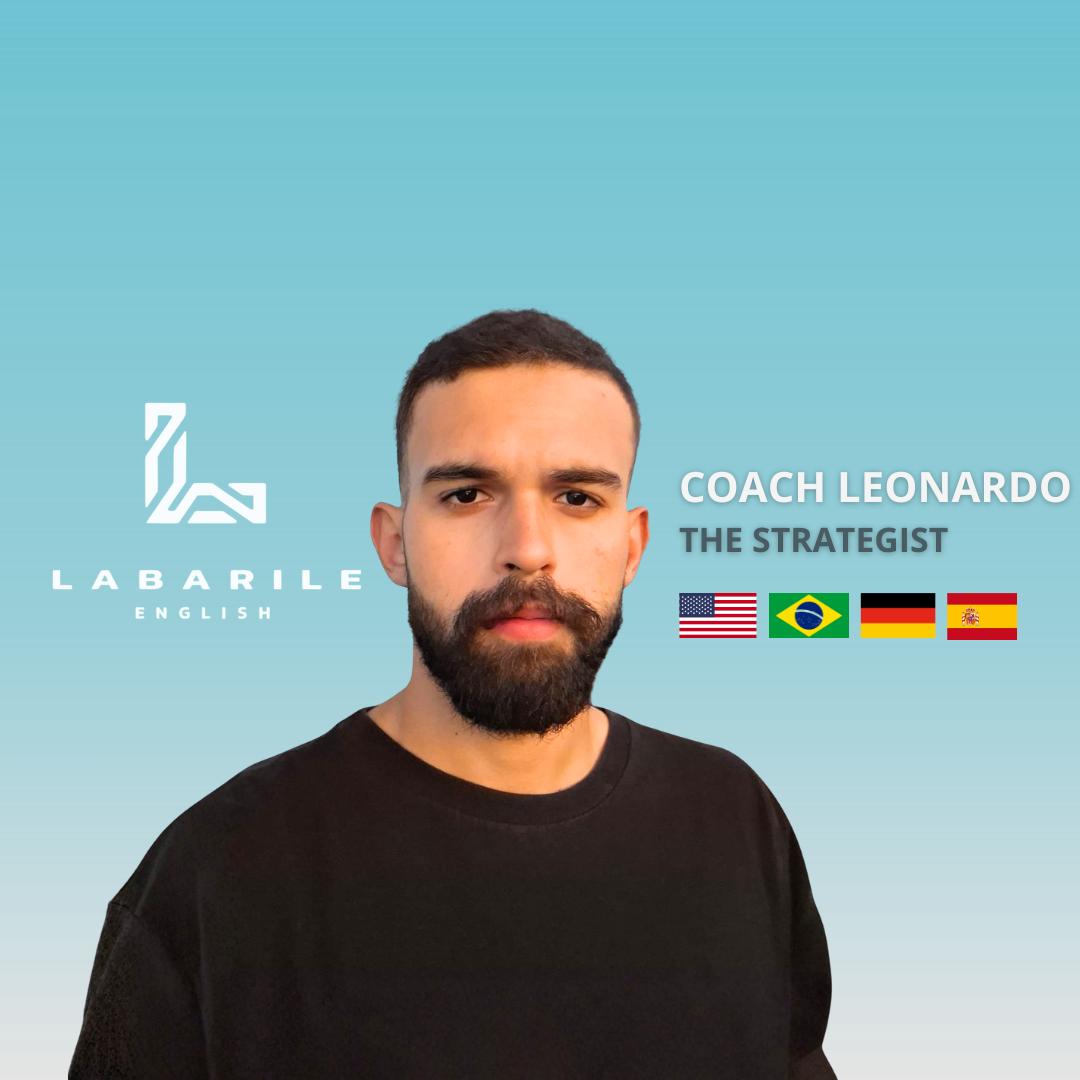 Portrait de Coach Leonardo, Language coach — Le Stratège chez Labarile English