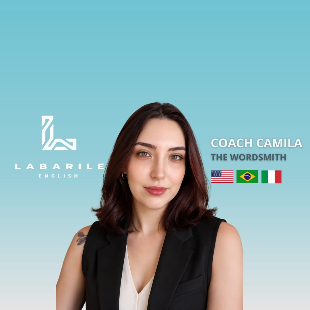 Portrait de Coach Camila, Language coach — L'Orfèvre des mots chez Labarile English