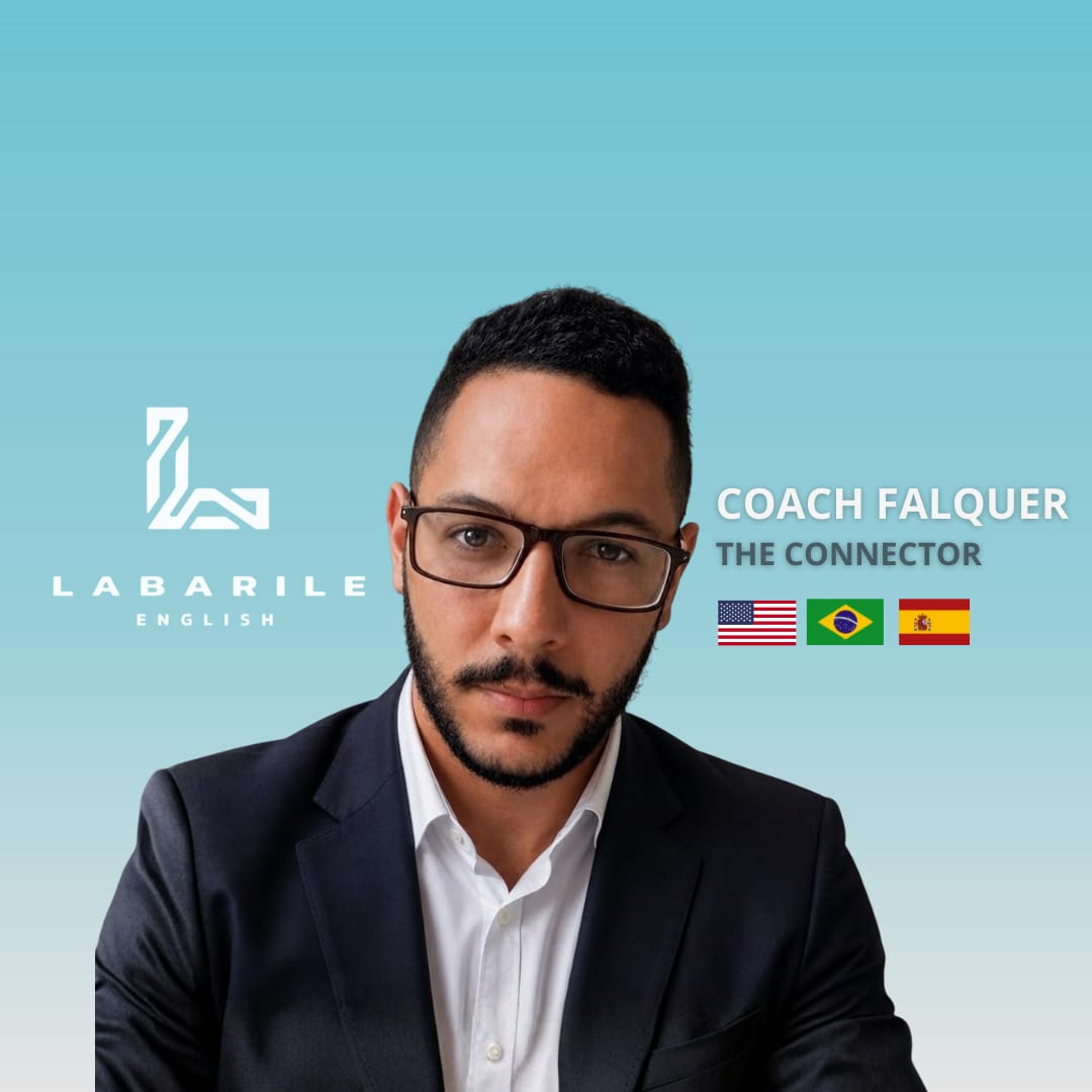 Portrait de Coach Falquer, Language coach — Le Connecteur chez Labarile English