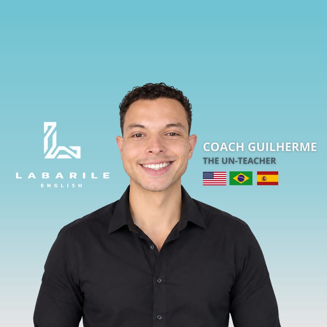 Portrait de Coach Guilherme, Language coach — L'Anti-prof chez Labarile English