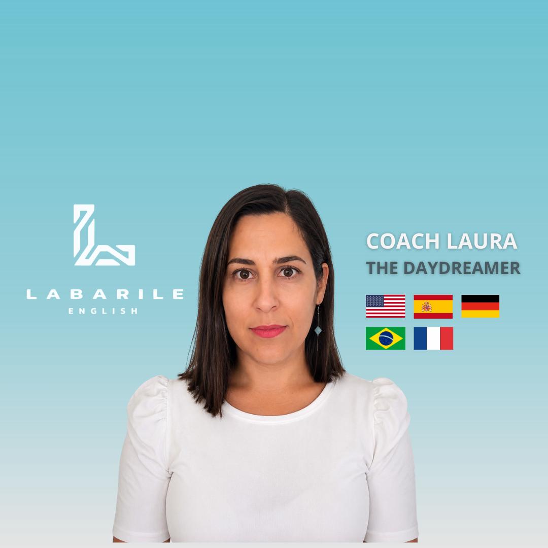 Portrait de Coach Laura, Language coach — La Rêveuse chez Labarile English