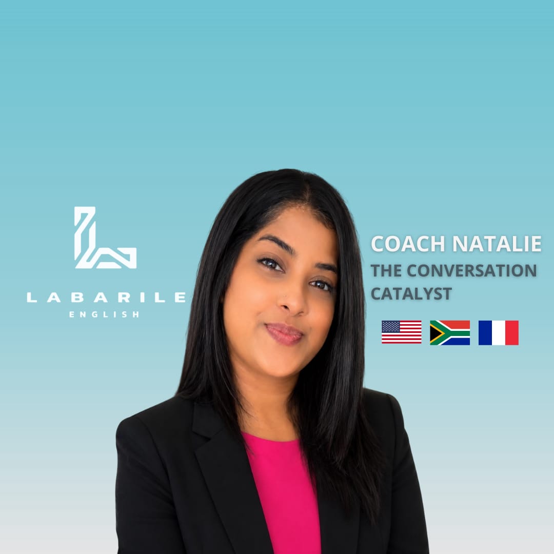 Portrait de Coach Natalie, Language coach — La Catalyseuse de conversation chez Labarile English